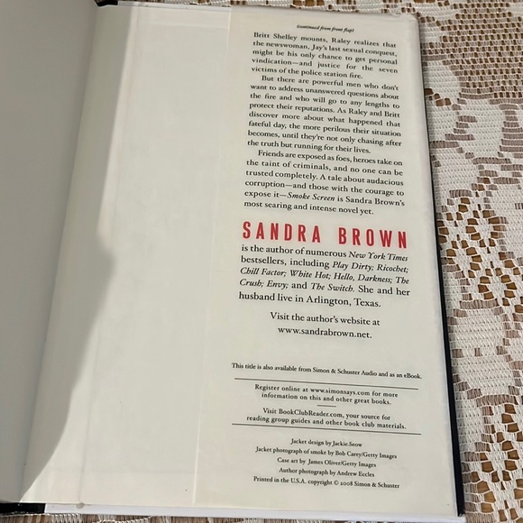 Smoke Screen, Sandra Brown - Picture 5 of 5